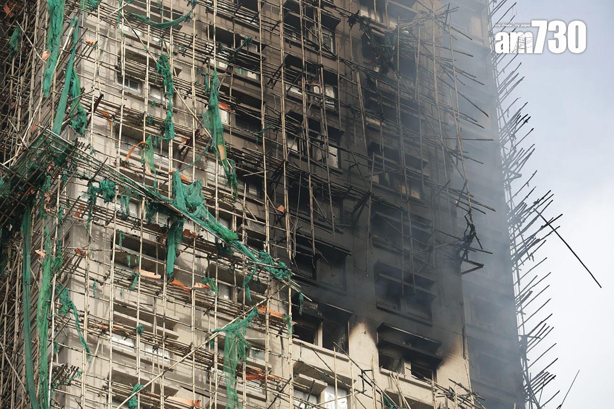 大埔宏福苑五級火波及屋苑7幢大廈。(資料圖片/吳康琦攝)