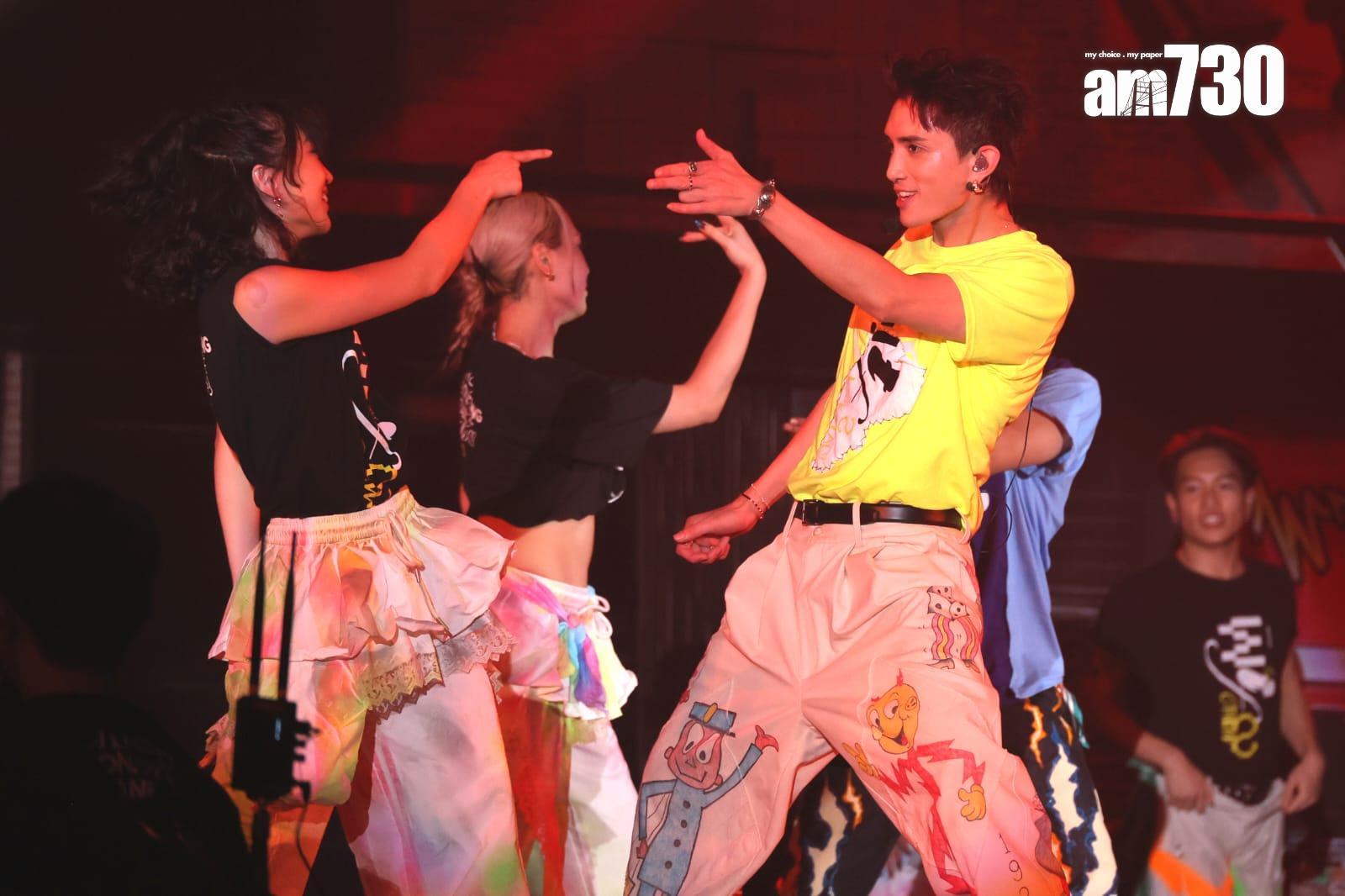 Lokman、AK、在《W.T.F.2 Live 2025》完場前,enocore開場的跳唱環節。(林俊源攝)