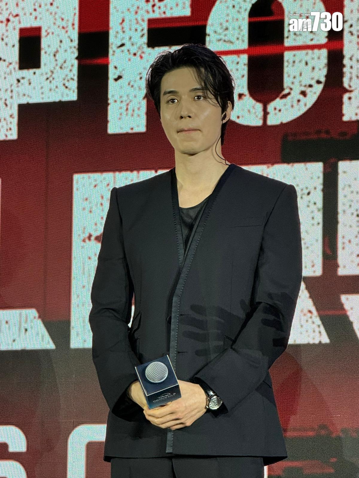 李棟旭聯同金慧埈及導演李權來港宣傳《殺人者的購物中心》第2季。 (娛樂組攝)