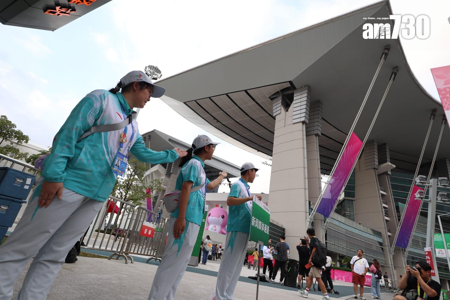 全運會開幕式晚上在廣東奧林匹克體育中心舉行。(鍾式明攝)