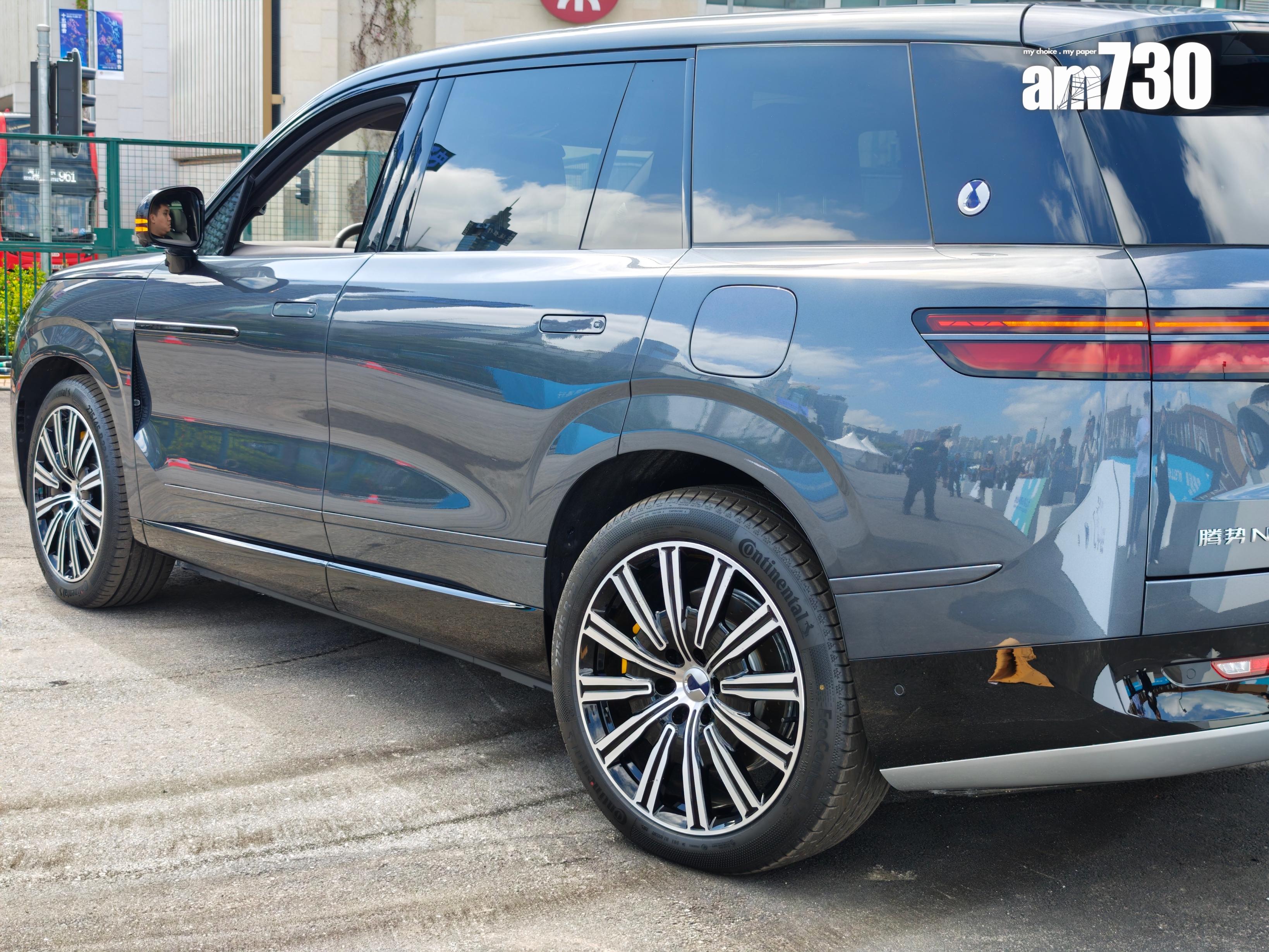 DENZA N9同樣有後輪轉向。