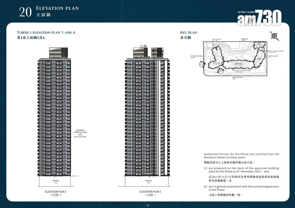 DOUBLE COAST III公布樓書 提供525伙 面積249至1373呎|啟德新盤