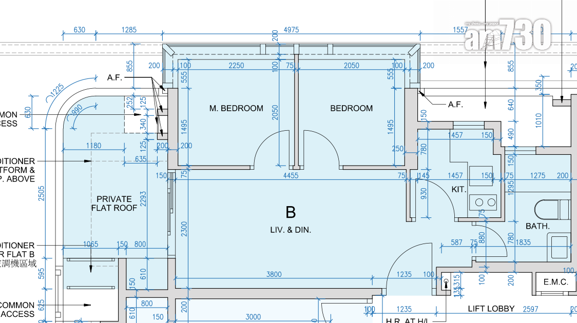 瑧爾上樓書 面積最細212呎起|佐敦新盤