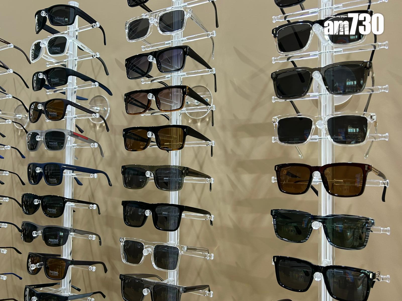 國際眼鏡展開幕,香港品牌展出3D打印眼鏡減少生產廢料。(陳芷晴攝)