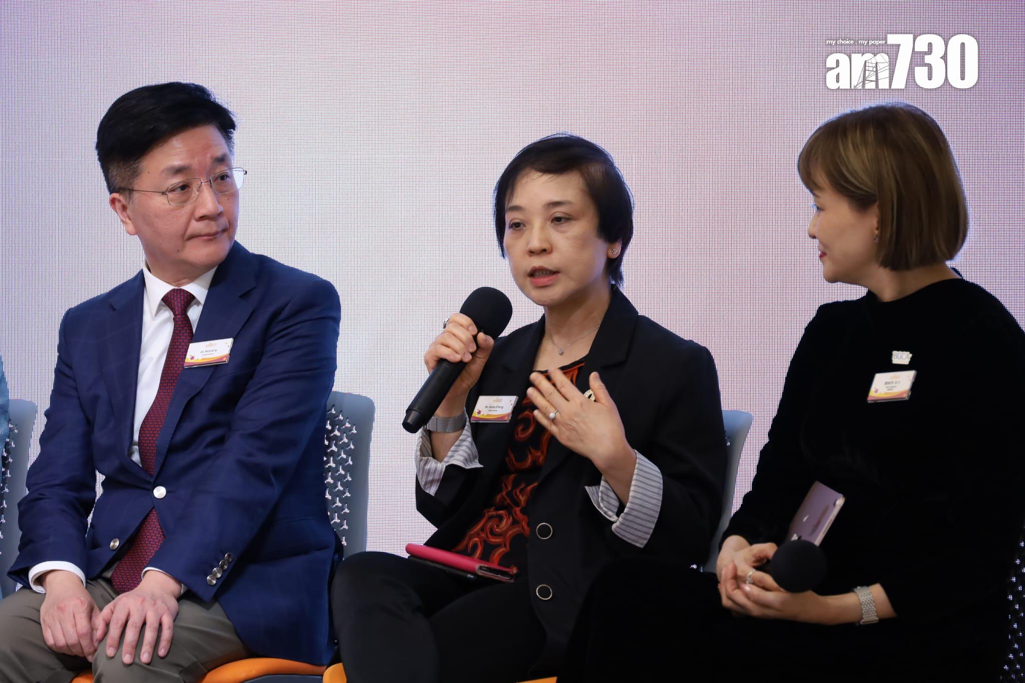 (中)基督教聯合醫院兒童及青少年科副顧問醫生(兒童身心全面發展服務)鄭慧芬。