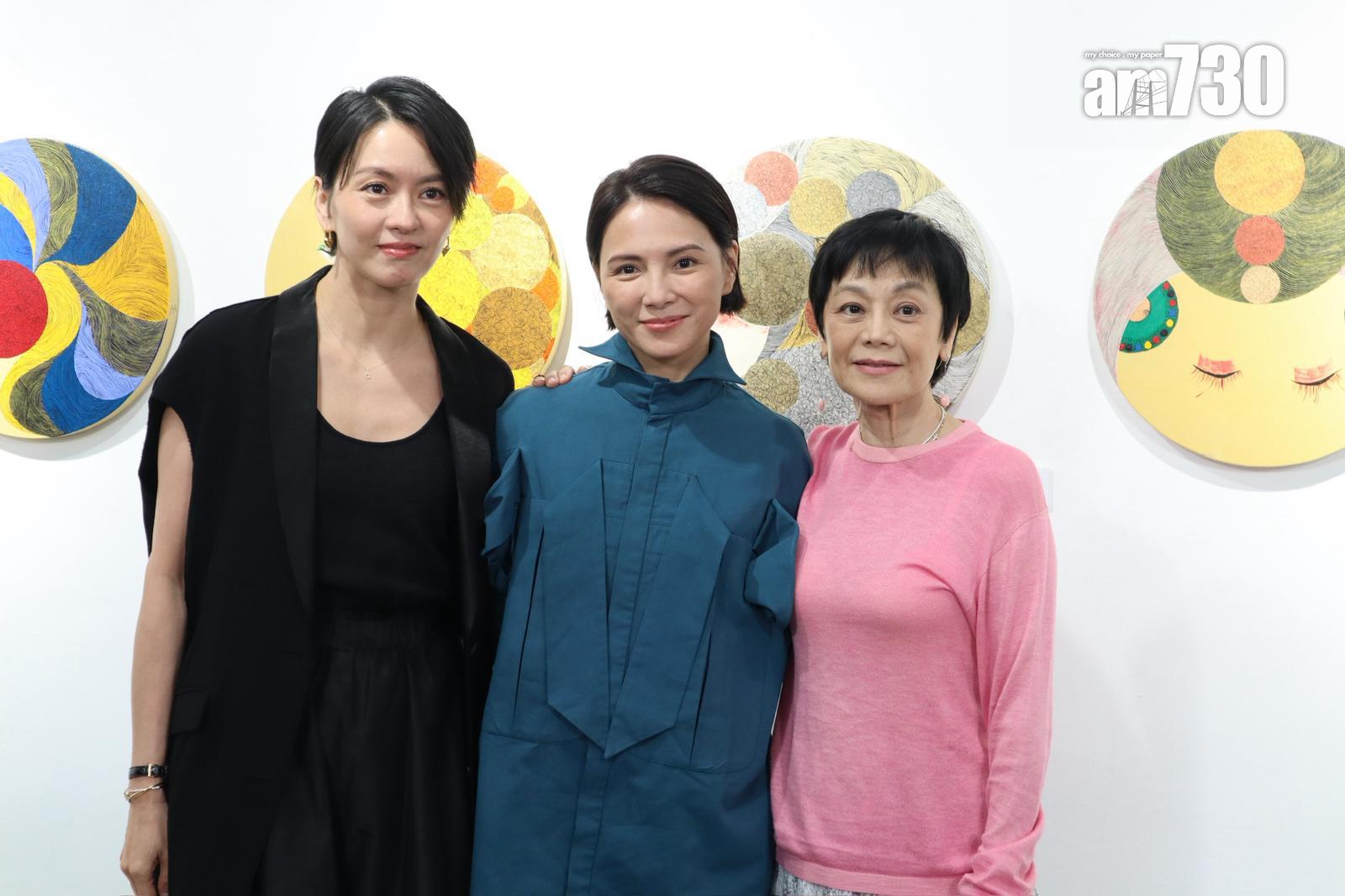 張艾嘉和梁詠琪到場支持李心潔。(娛樂組攝)