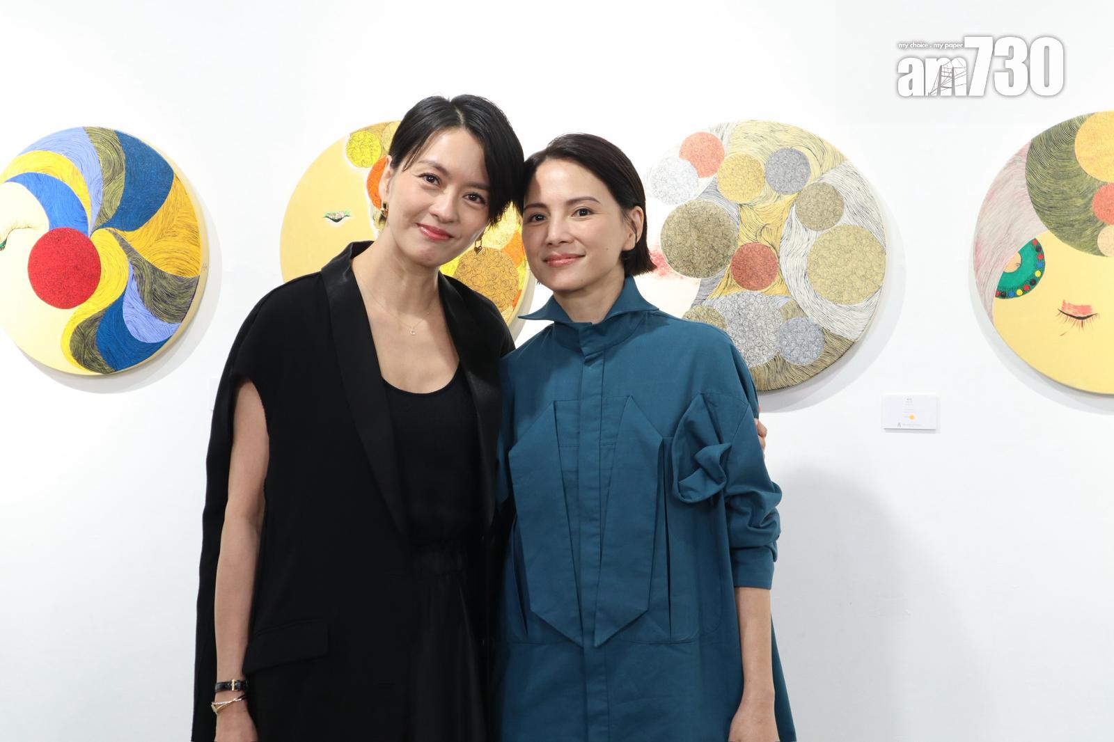 梁詠琪也有收藏李心潔的作品。(娛樂組攝)