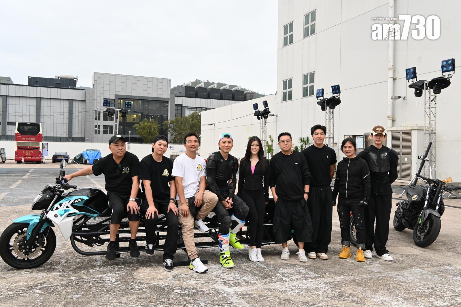 陳詠詩連同袁偉豪、廖家爵等現出高難度表演。(娛樂組攝)