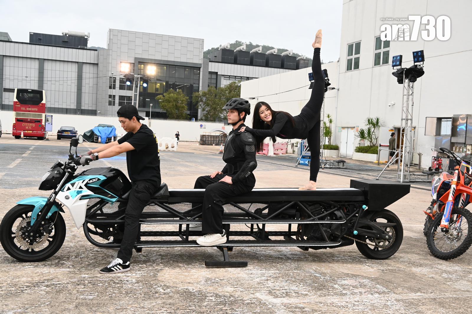 陳詠詩的筋骨非常柔軟。(娛樂組攝)