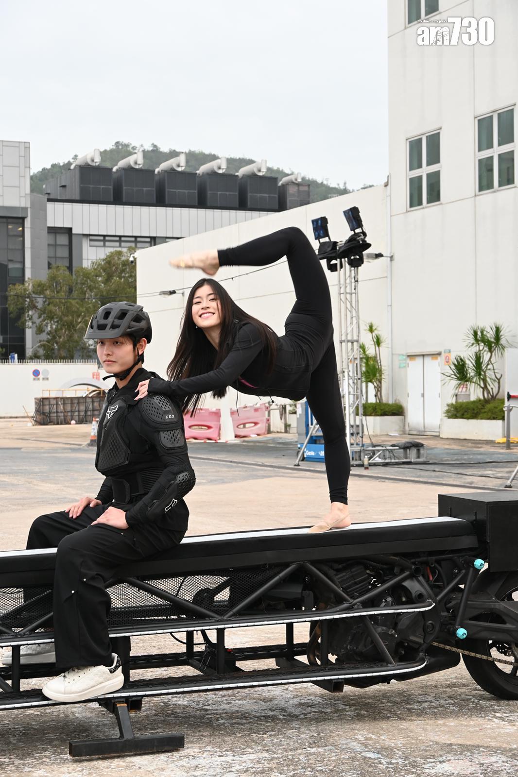 陳詠詩的筋骨非常柔軟。(娛樂組攝)