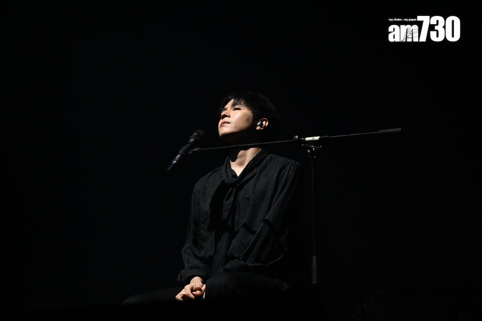 Ian開心跟歌迷分享自己喜愛聽的爵士樂。(娛樂組攝)