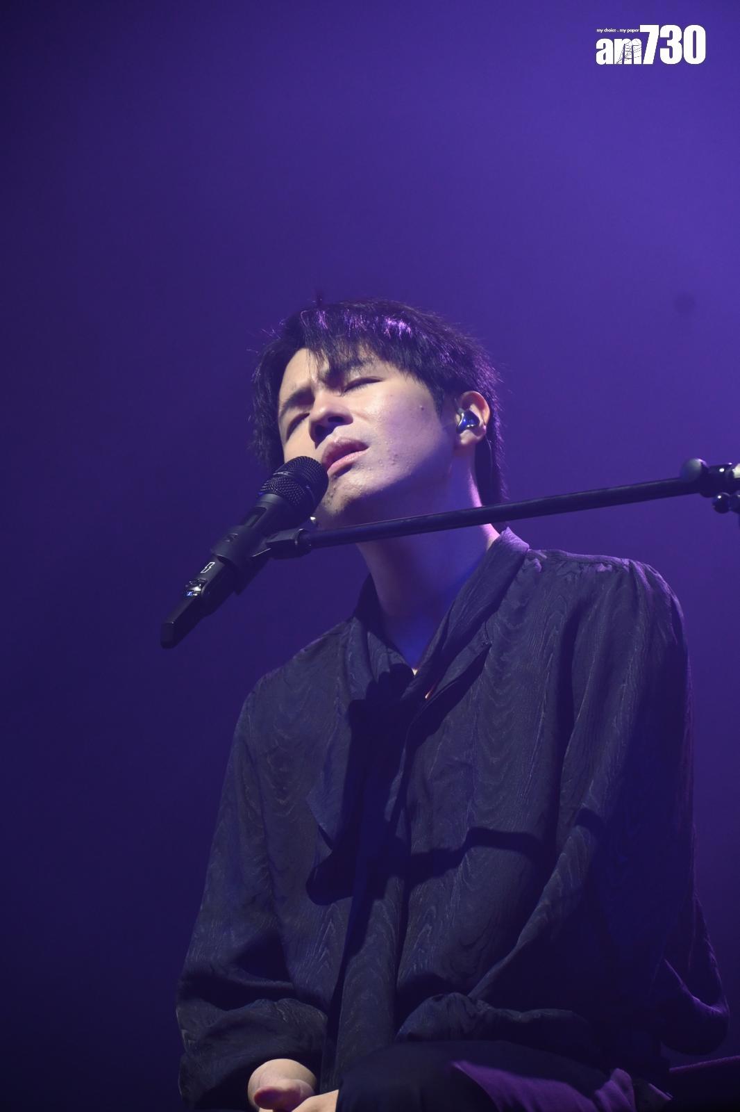 Ian開心跟歌迷分享自己喜愛聽的爵士樂。(娛樂組攝)