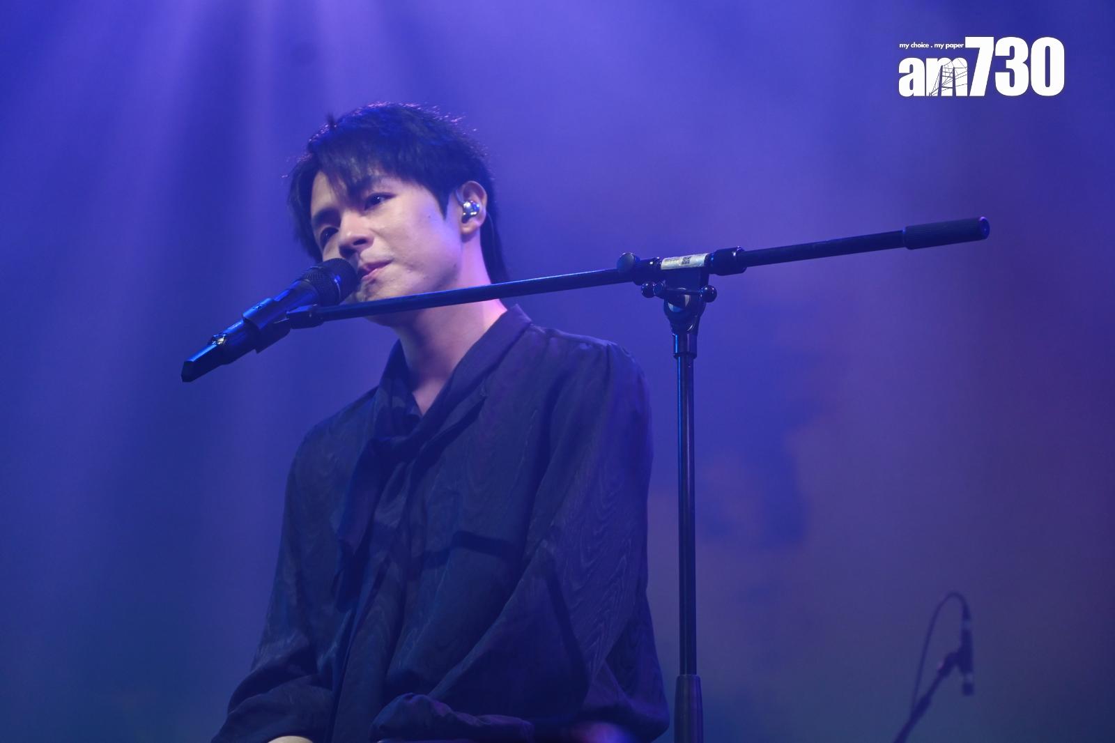 Ian開心跟歌迷分享自己喜愛聽的爵士樂。(娛樂組攝)