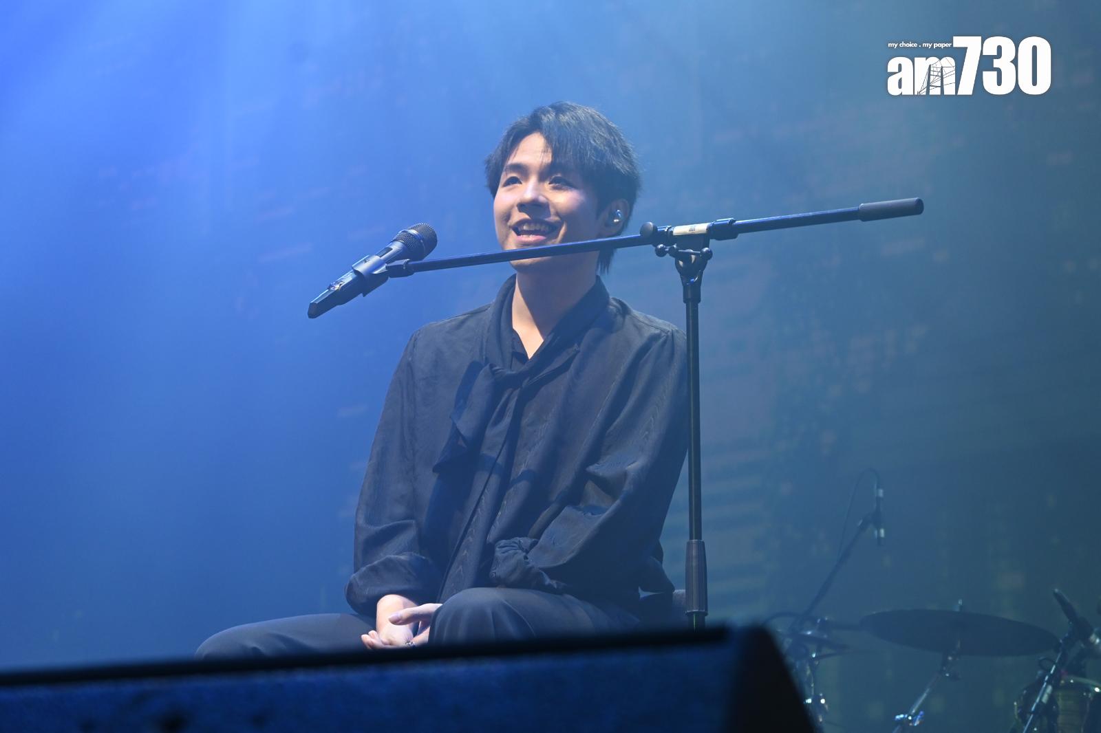 Ian開心跟歌迷分享自己喜愛聽的爵士樂。(娛樂組攝)