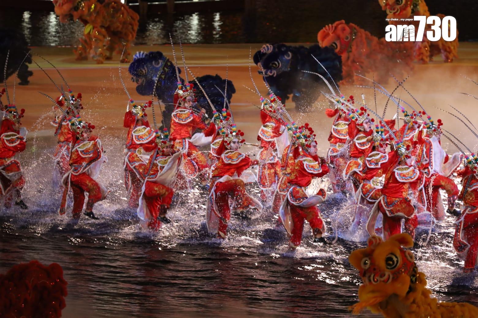 全運會開幕式在廣東奧林匹克體育中心舉行。(鍾式明攝)