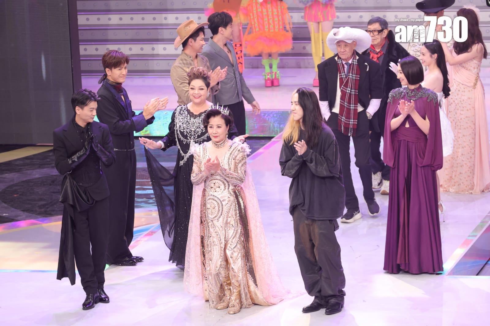 汪明荃的表現,令網民擔憂是否工作太多所致。(吳康琦攝)