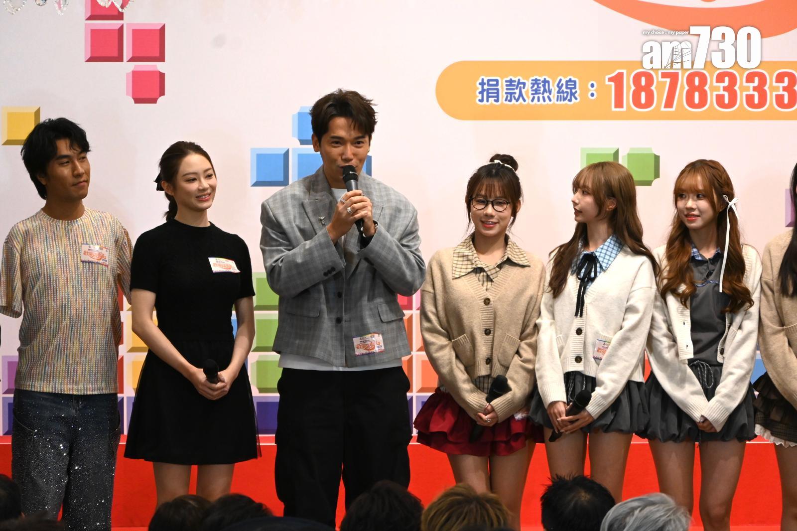 黃建東搞笑表示由年頭開始唔瞓,為了不想深夜打呵欠。(娛樂組攝)