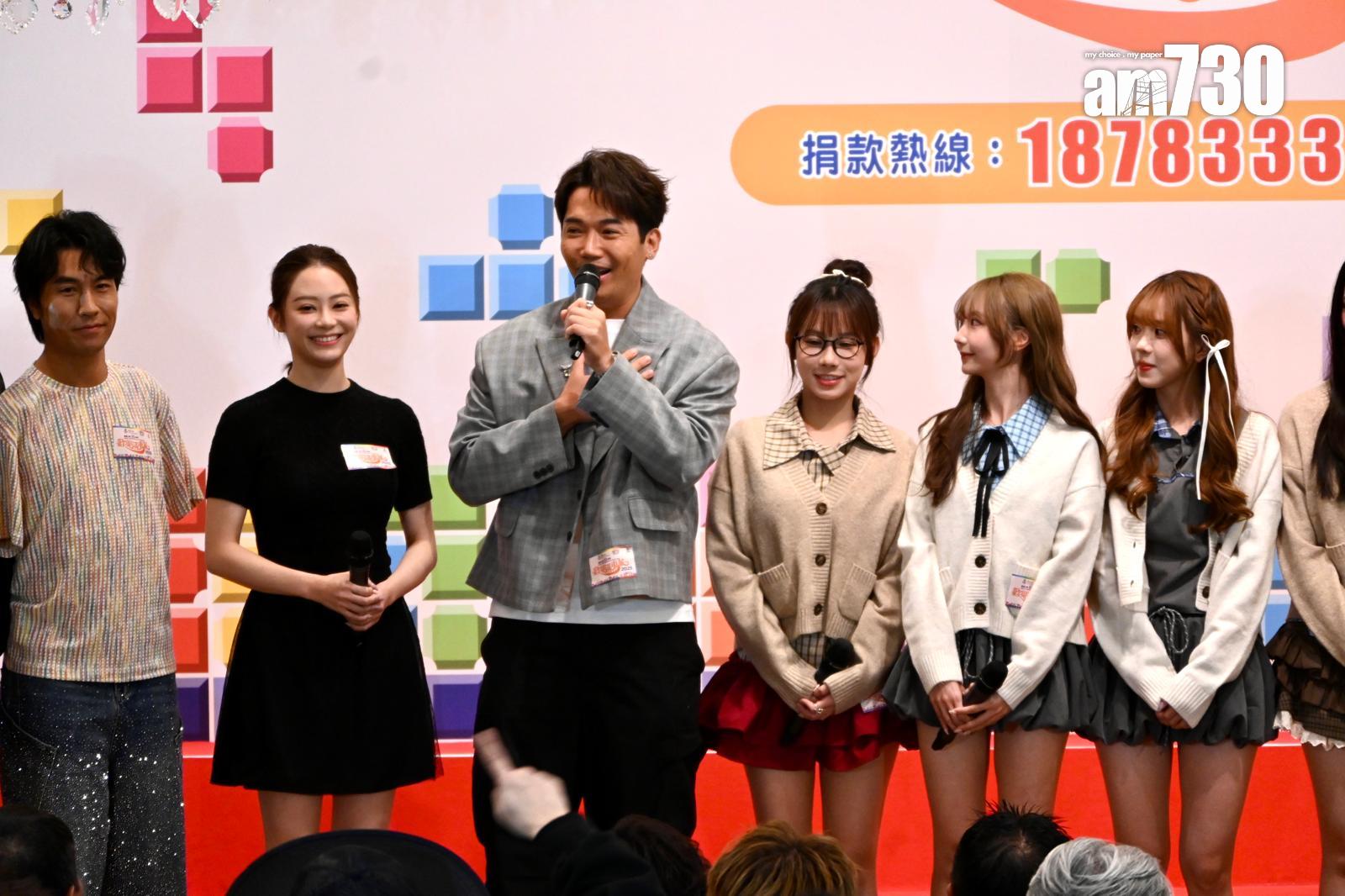 黃建東搞笑表示由年頭開始唔瞓,為了不想深夜打呵欠。(娛樂組攝)