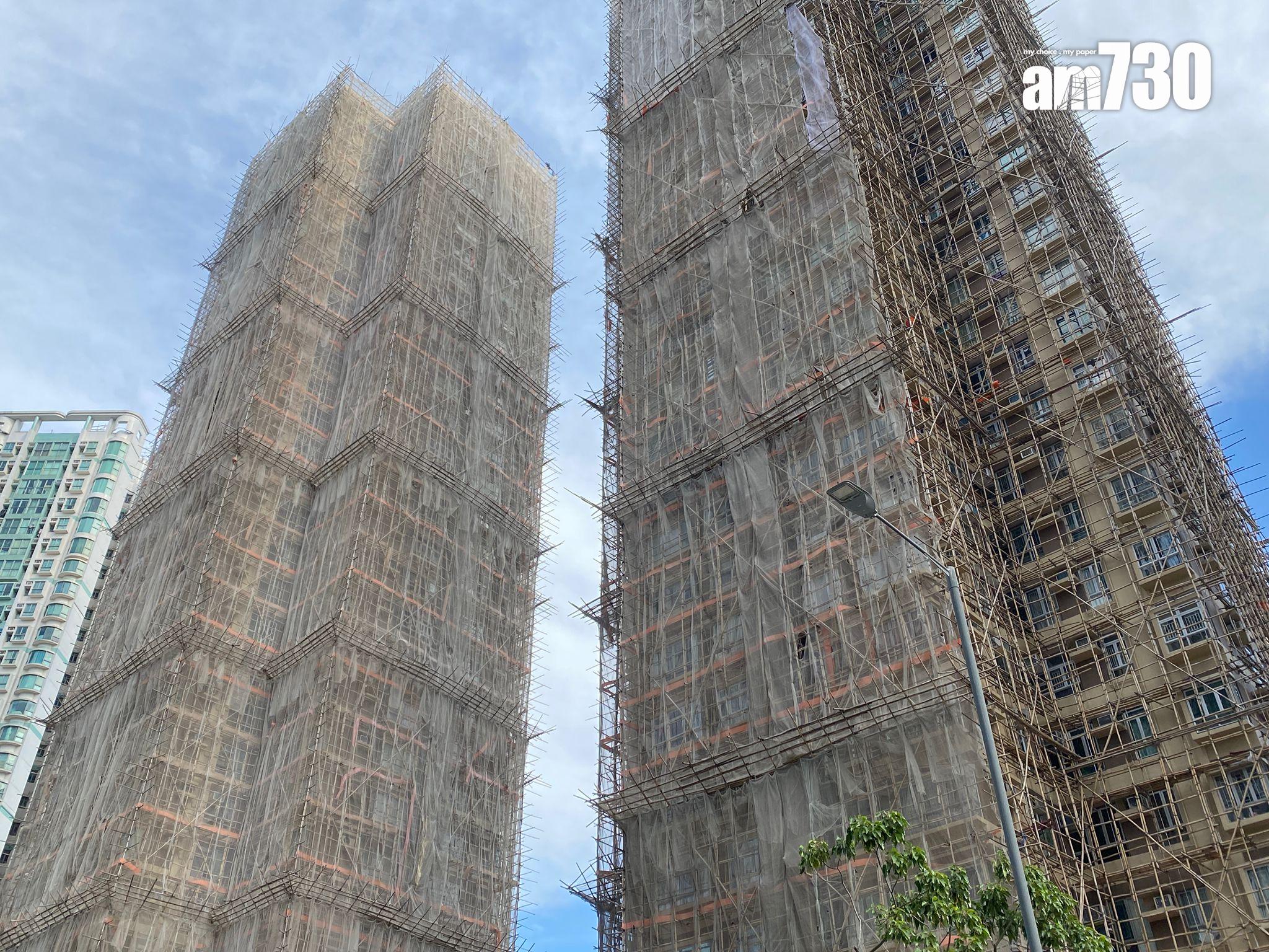 大埔宏福苑五級火|屯門怡樂花園大維修煞停 待同一承建商交阻燃測試報告