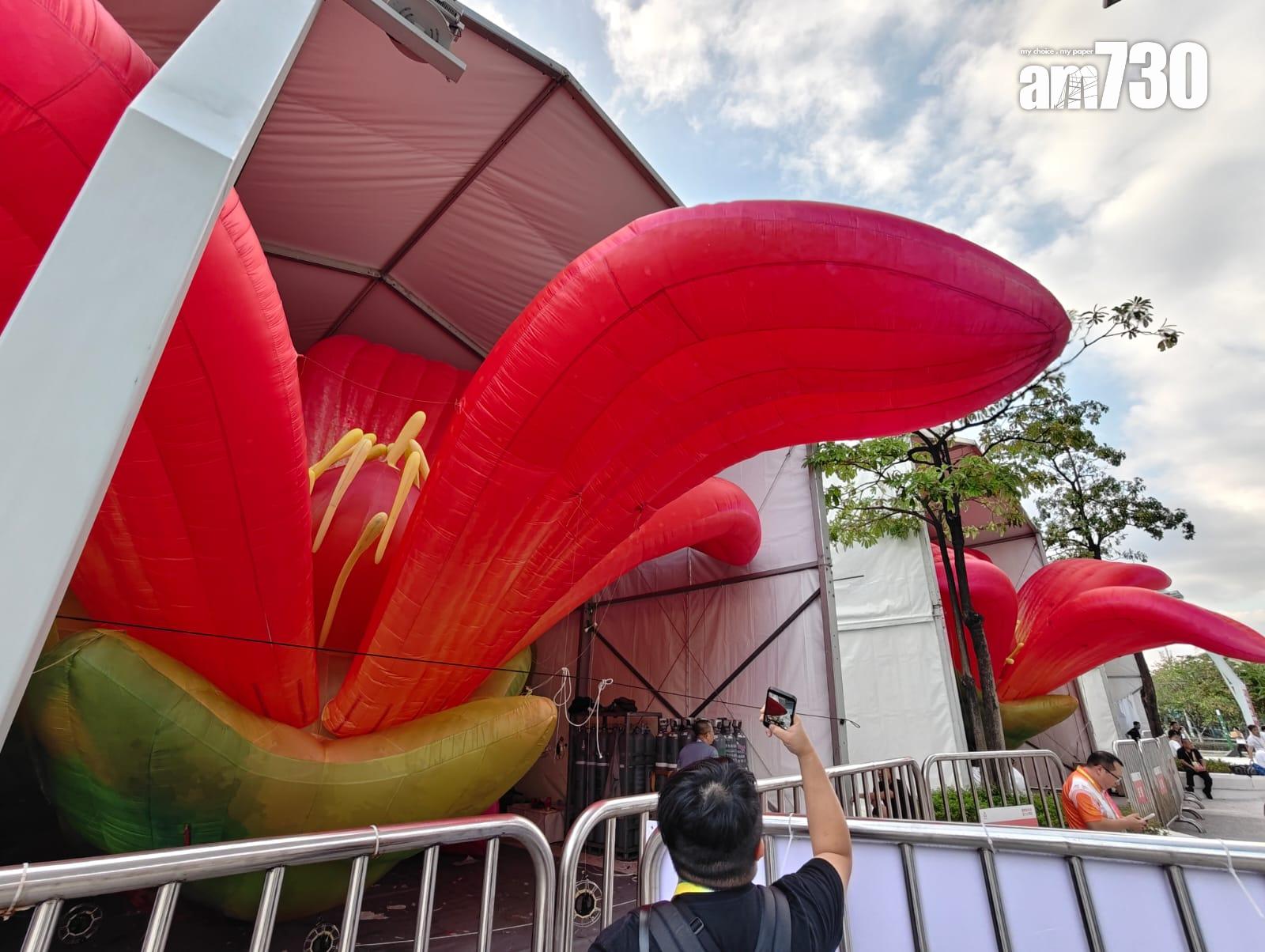 全運會開幕式晚上在廣東奧林匹克體育中心舉行。(鍾式明攝)