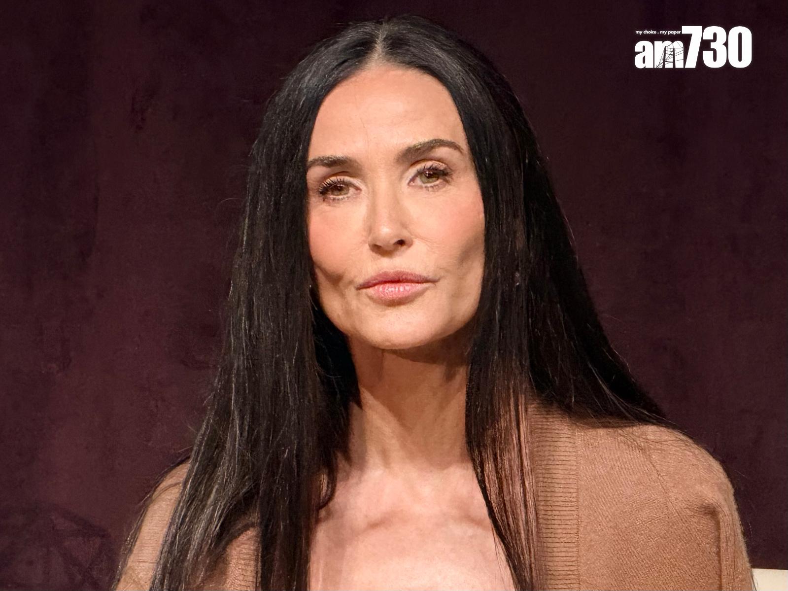 狄美摩亞膠樣現身受訪。 (Lilly Lui攝)