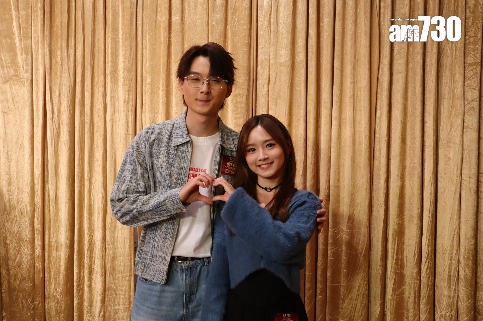 羅毓儀(Yuki)和林俊其(Kris)分別有份角逐飛躍進步男藝員和飛躍進步女藝員。(娛樂組攝)