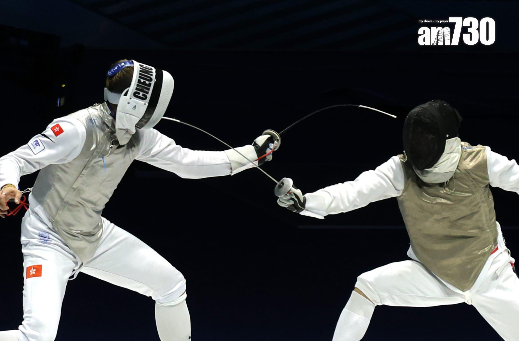 張家朗轉戰銅牌賽。(林俊源攝)