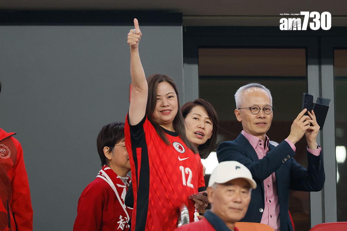 文體旅局回覆指,羅淑佩(左)沒有就港隊易帥一事接觸足總。(資料圖片/蘇文傑攝)