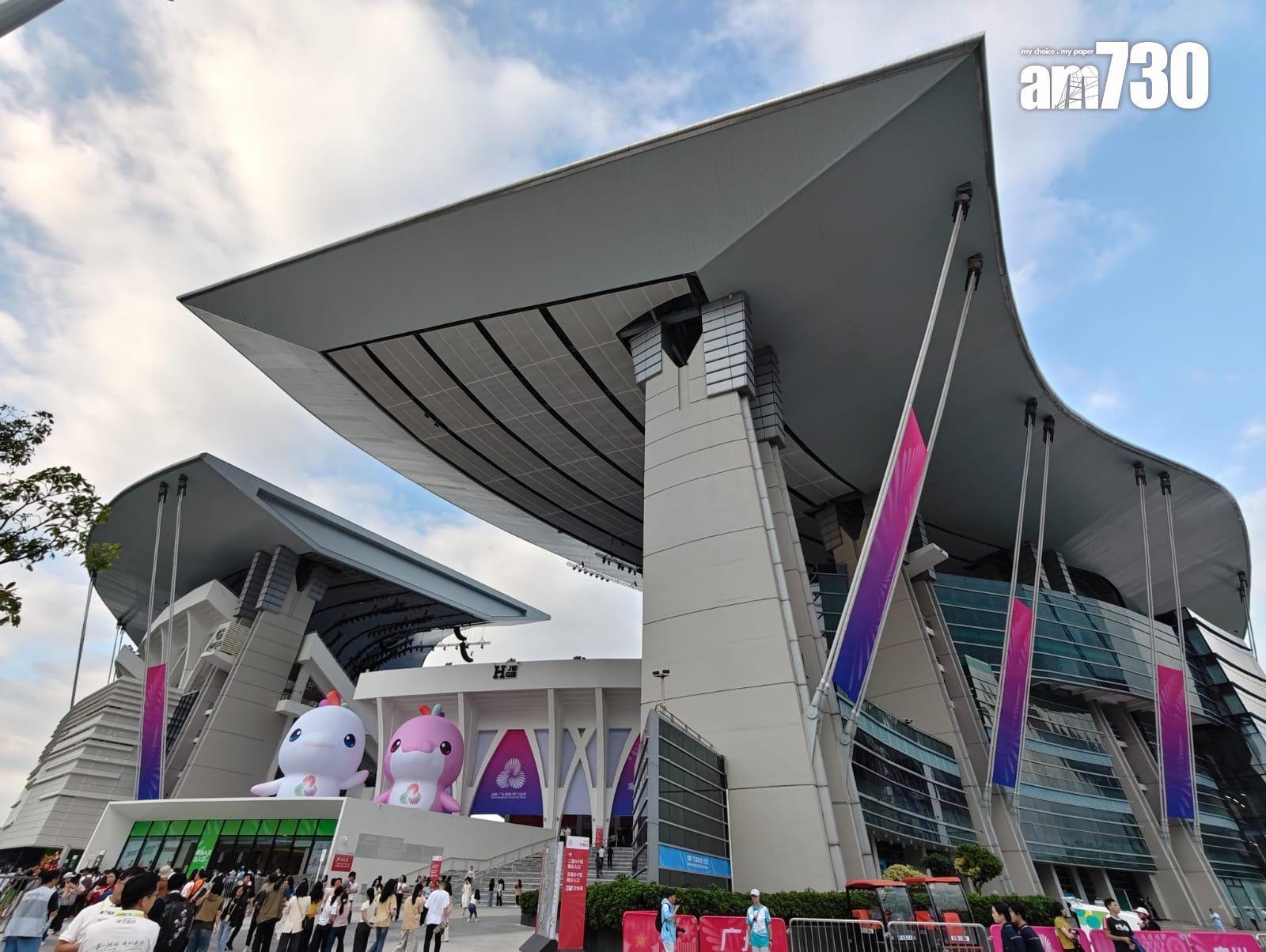 全運會開幕式晚上在廣東奧林匹克體育中心舉行。(鍾式明攝)