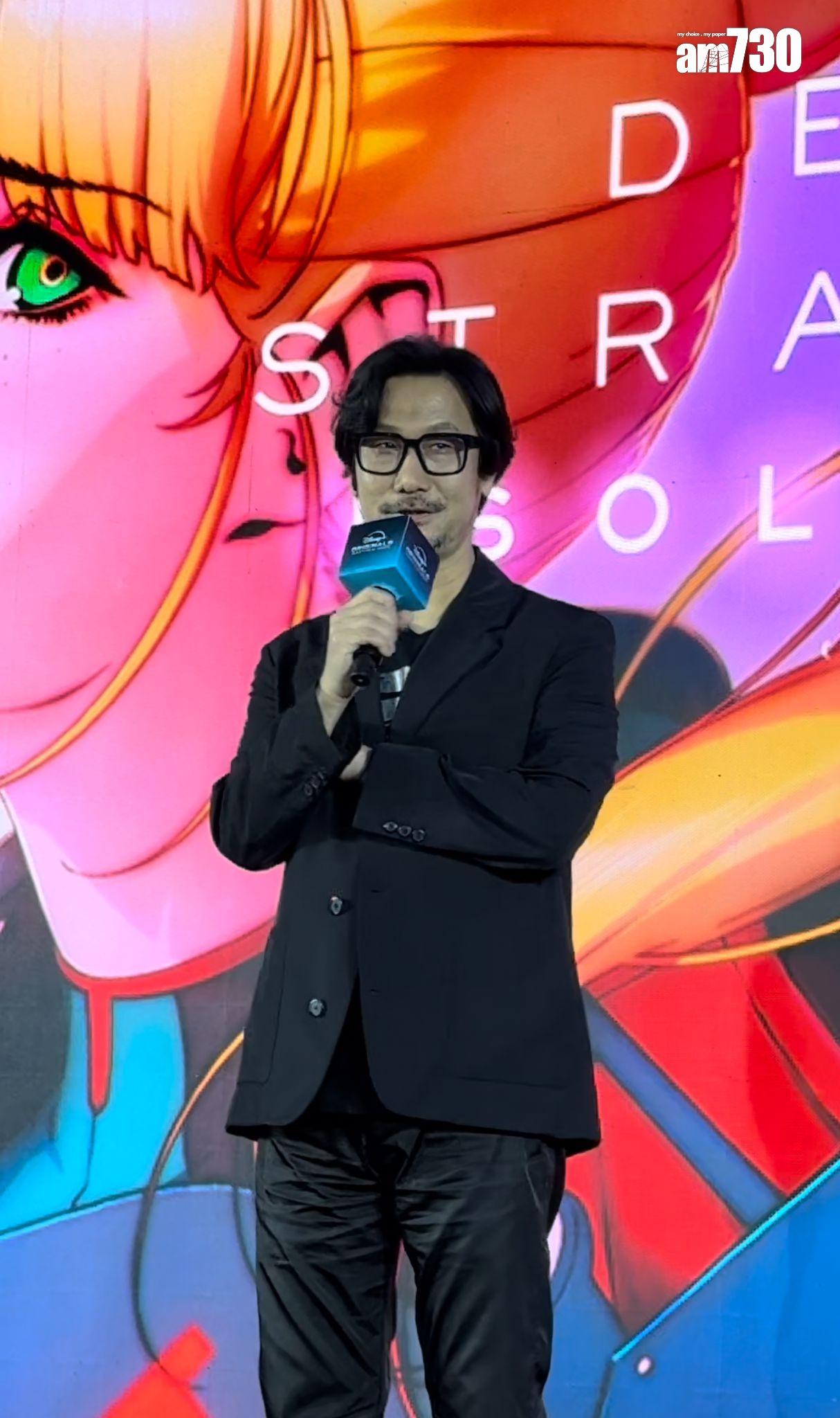 小島秀夫出場時全場尖叫。(娛樂組攝)