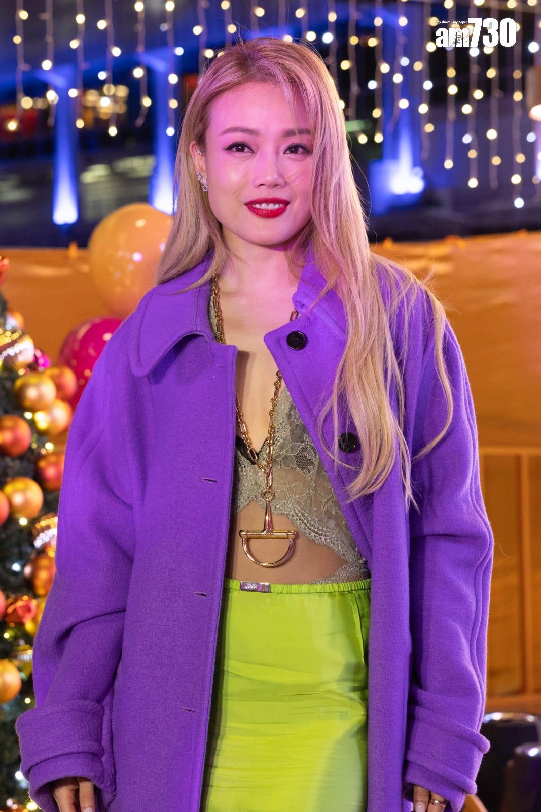 容祖兒自言現階段不再追求骨感,最緊要是保持健美。(蘇文傑攝)