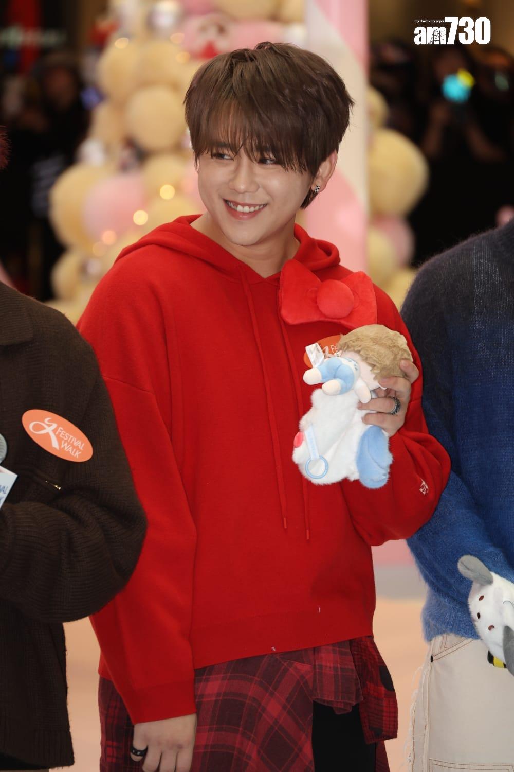 姜濤笑言Hello Kitty也包括其名字英文簡寫「KT」,十分合襯。(周令知攝)