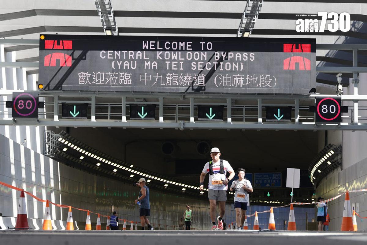 今年香港街馬賽道包括下月通車的中九龍繞道(油麻地段)。(吳康琦攝)