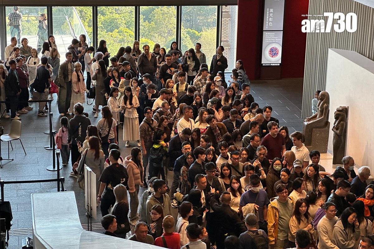 古埃及文明大展首個周末,有入場人士反映入場者眾,每個展館外最少需排隊一小時,形容場面混亂。(資料圖片/《am730》記者攝)