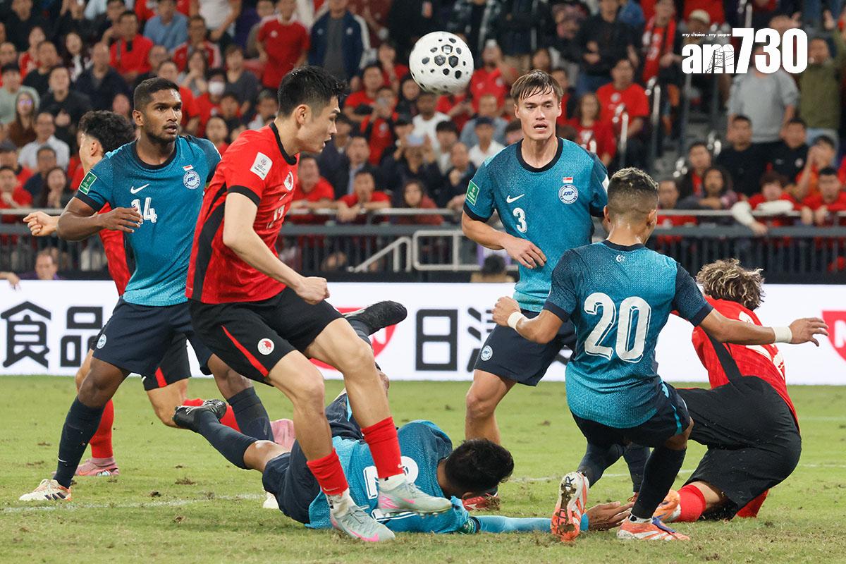 香港隊主場以1:2不敵新加坡。(資料圖片/蘇文傑攝)