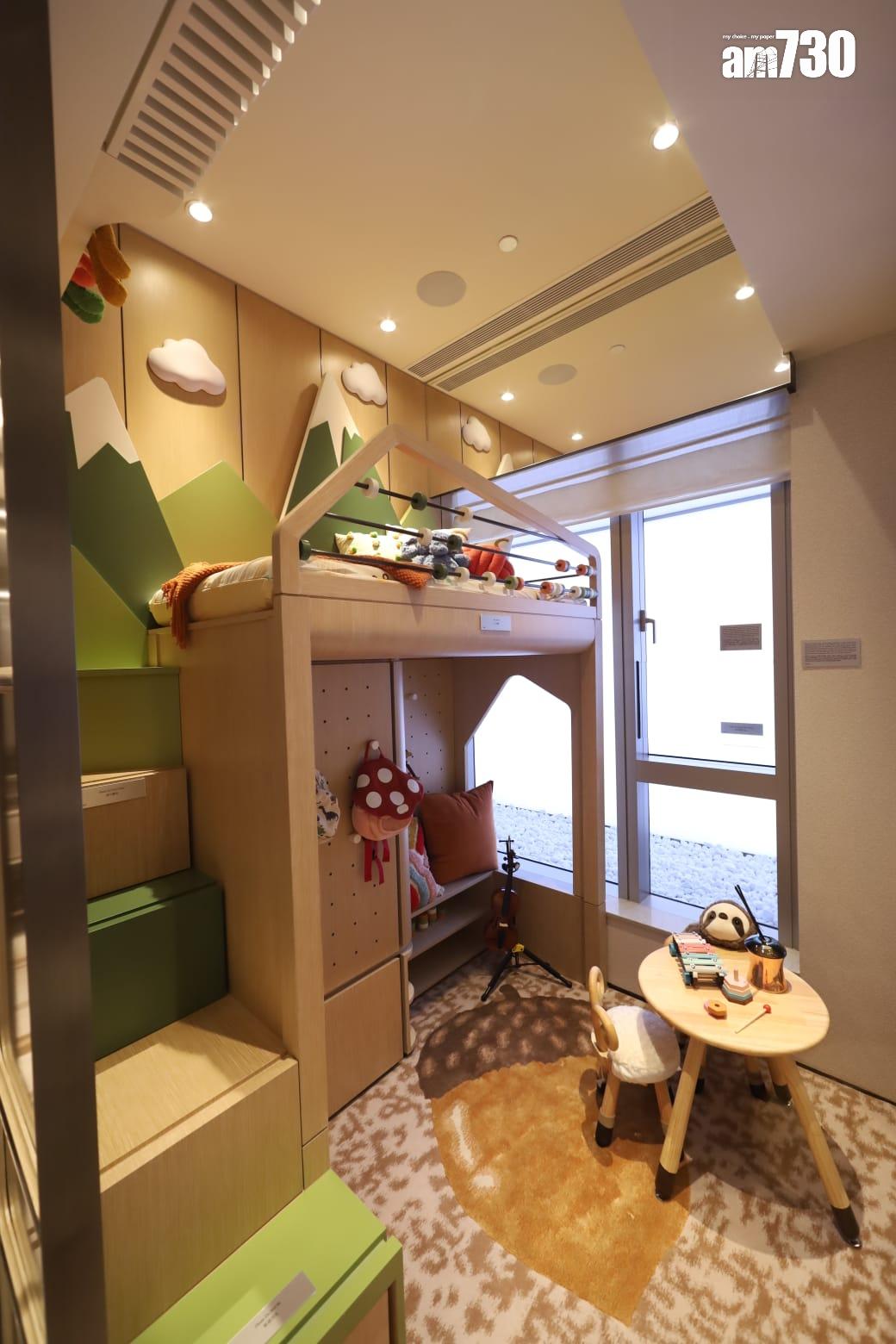 柏景峰示範單位|431呎經改動連裝修兩房 現代英倫摩登感 (多圖有片)|油塘新盤