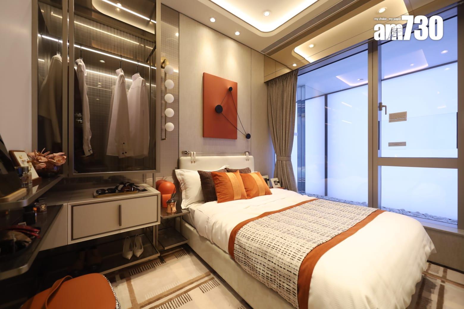 柏景峰示範單位|431呎經改動連裝修兩房 現代英倫摩登感 (多圖有片)|油塘新盤