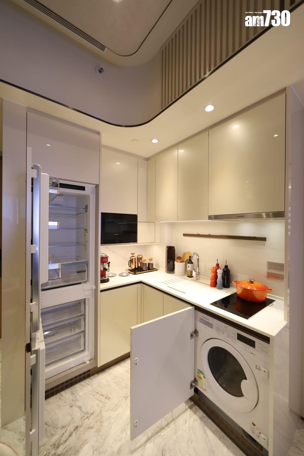 柏景峰示範單位|431呎經改動連裝修兩房 現代英倫摩登感 (多圖有片)|油塘新盤