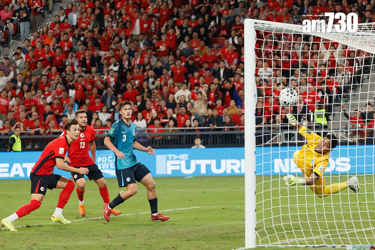 香港隊主場以1:2不敵新加坡。(資料圖片/蘇文傑攝)