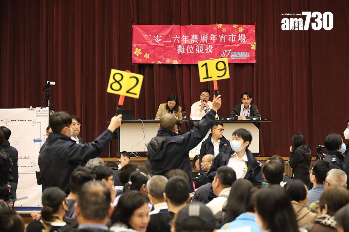 兩個年宵及車公誕市場攤位競投須改往香港科學館舉行。(資料圖片/鍾式明攝)