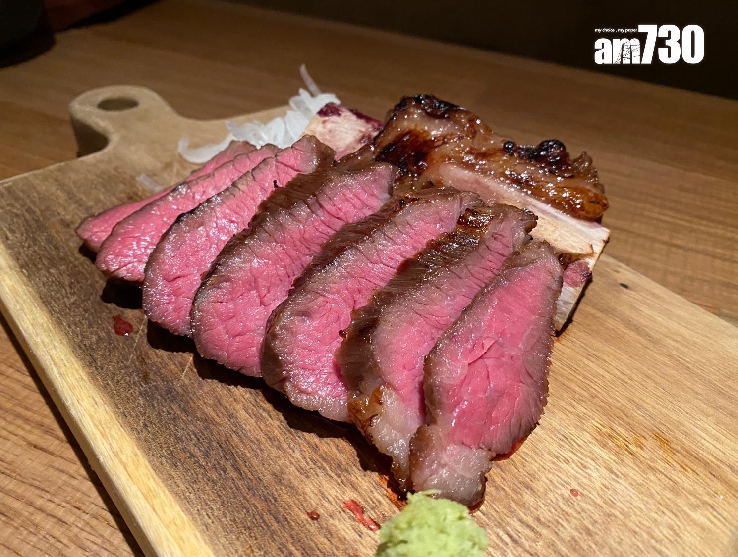 燒慢煮牛肋肉($188)肉感豐厚鎖住肉汁,吸收了酒香。