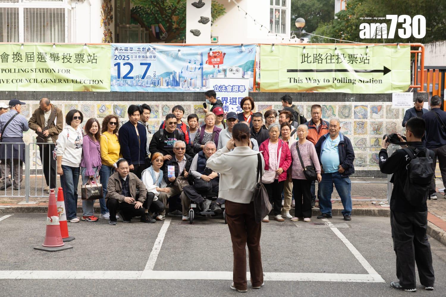 立法會選舉上水跨境投票站(蘇文傑攝)