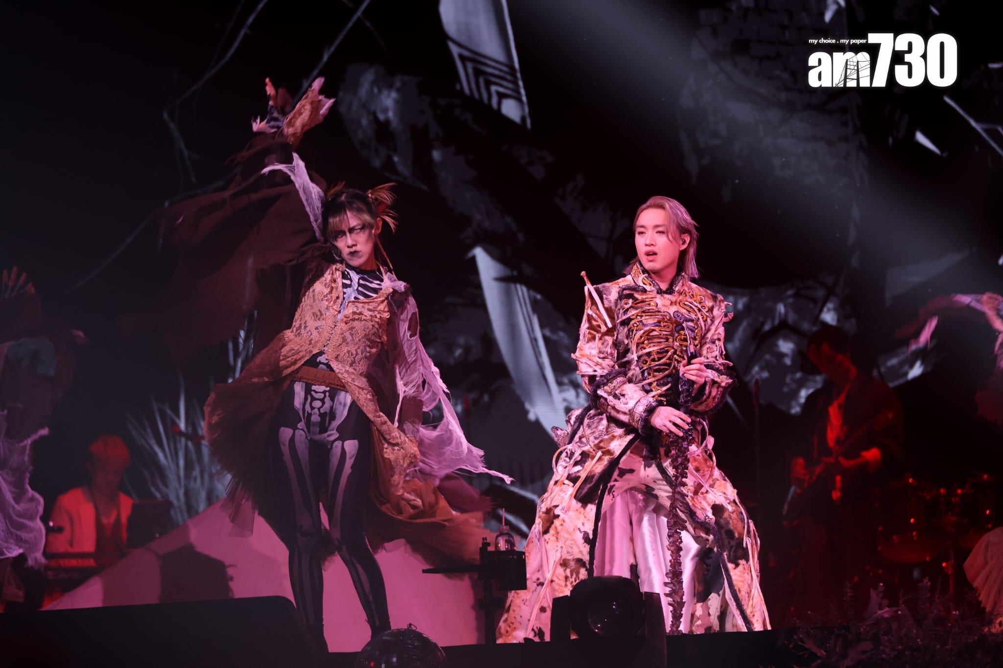 柳應廷Jer以純跳舞方式演繹《約齊靈魂在墳墓開生日派對》。(娛樂組攝)