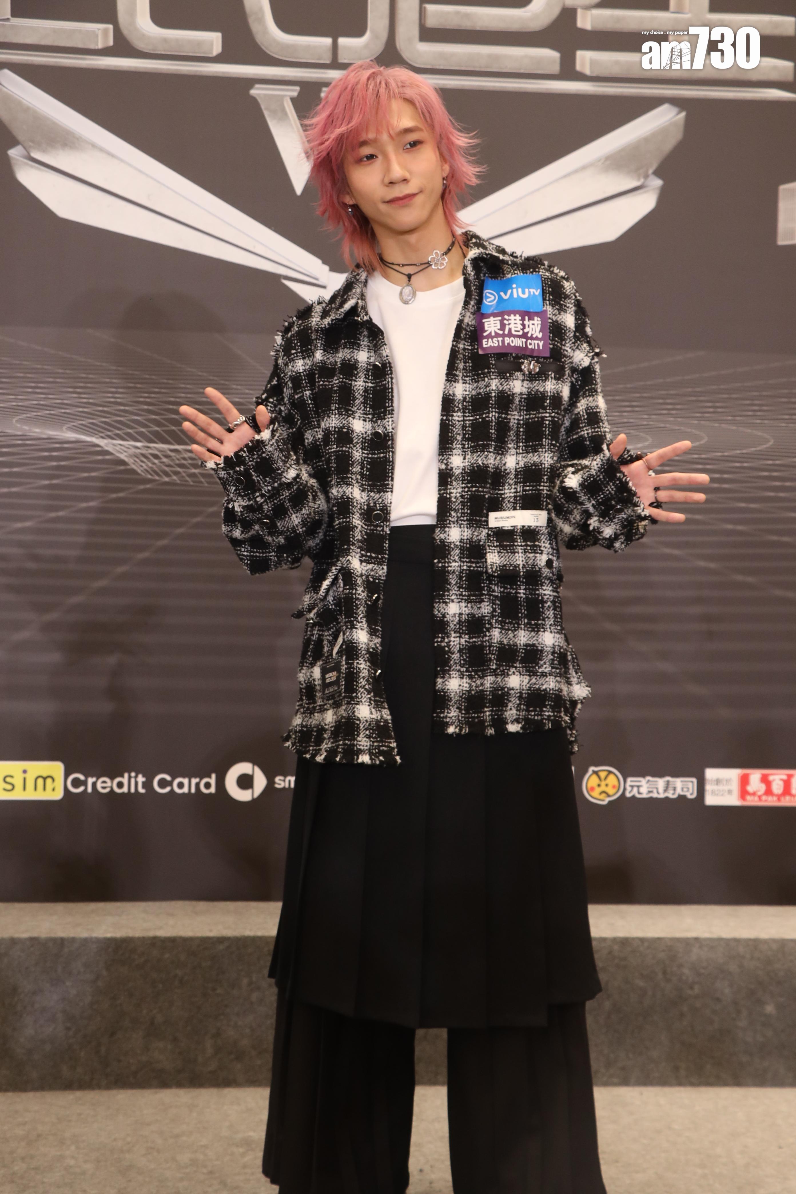 《全民造星VI》11 強之一,34號丘藍。(娛樂組攝)