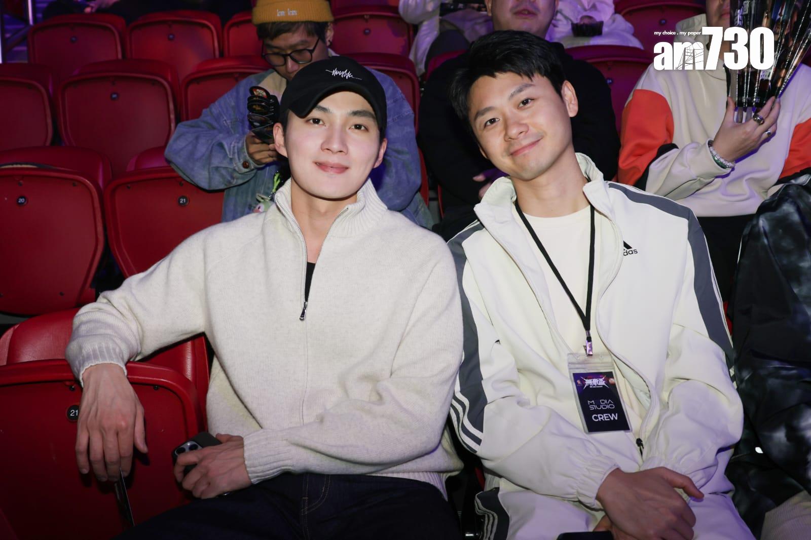 周嘉洛與焦浩軒。(吳康琦攝)