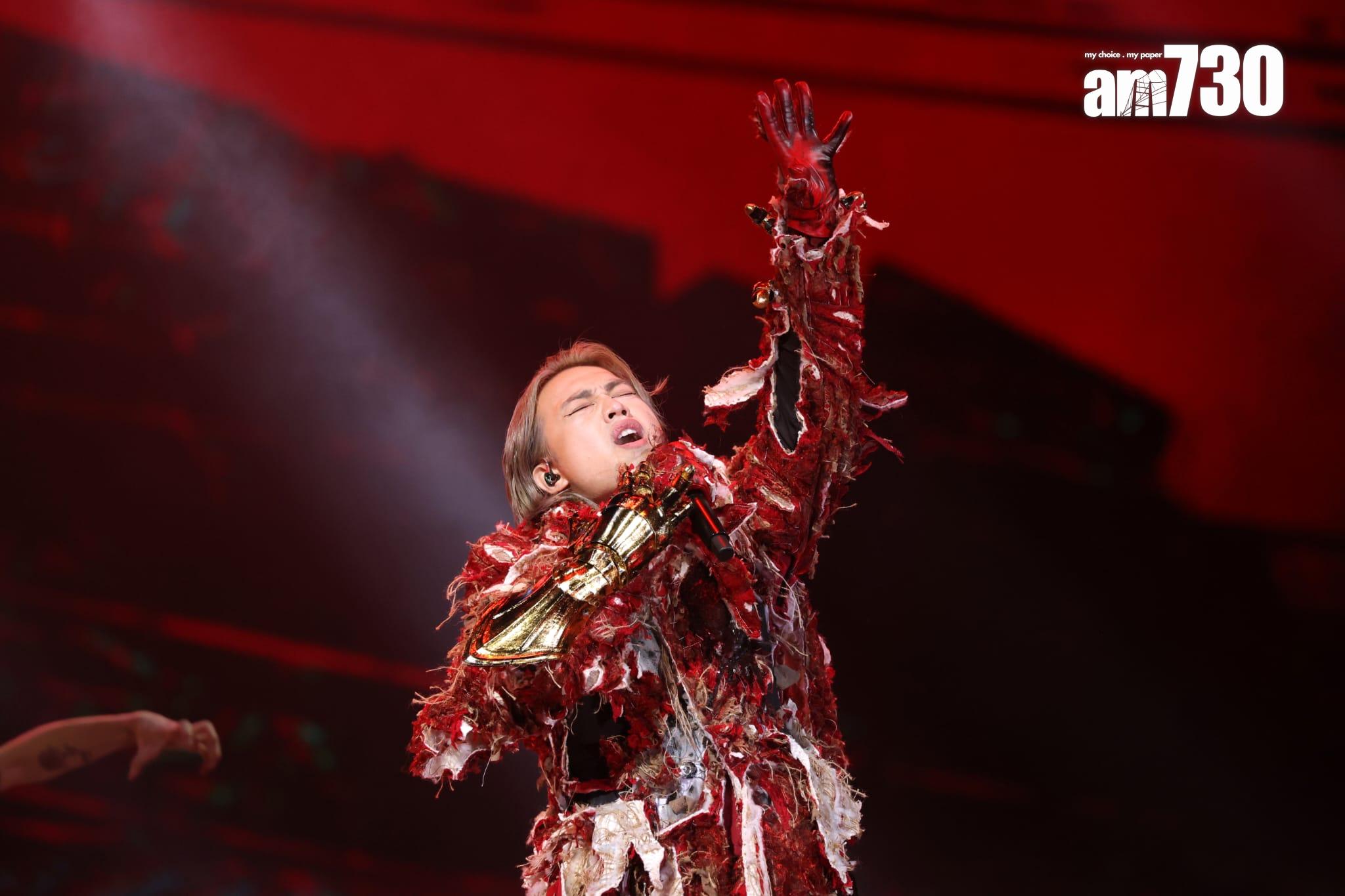 柳應廷Jer唱《狂人日記》化身憤怒之子。(娛樂組攝)