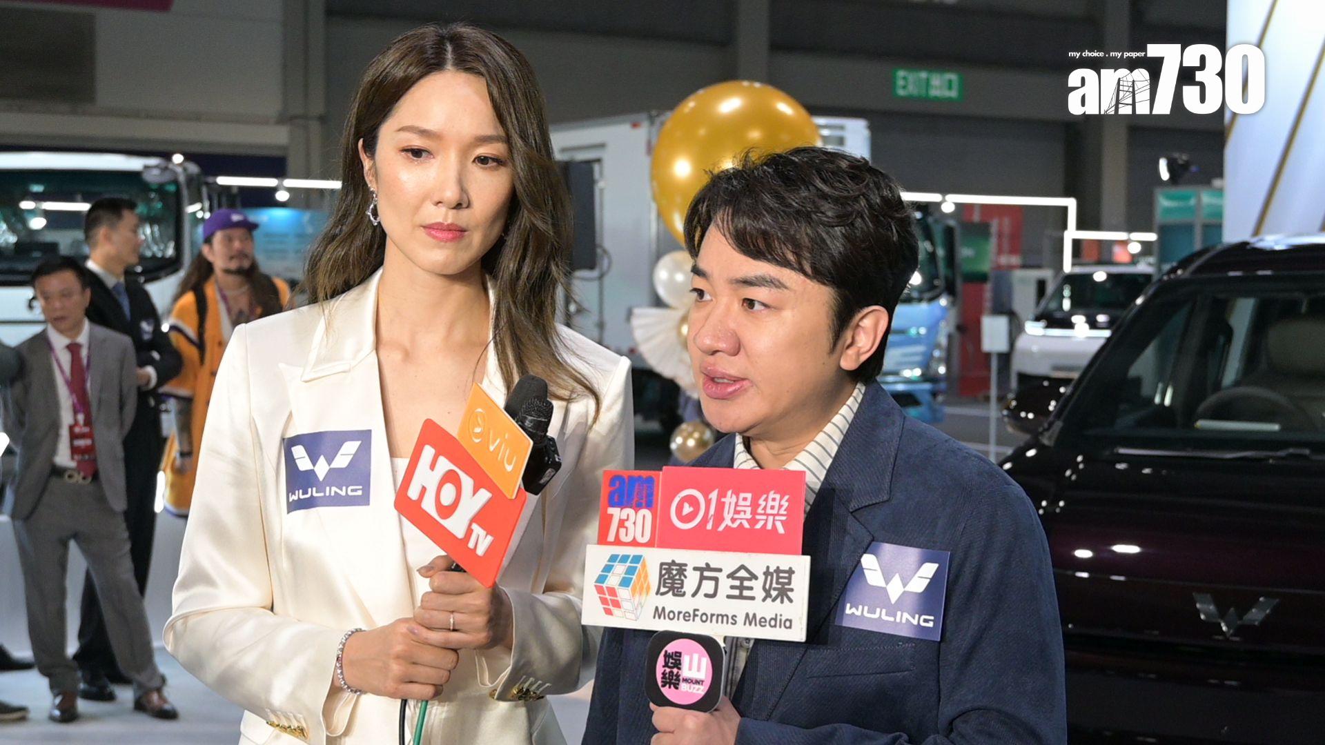 王祖藍提起宏福苑好友遇難眼濕濕。 (娛樂組攝)