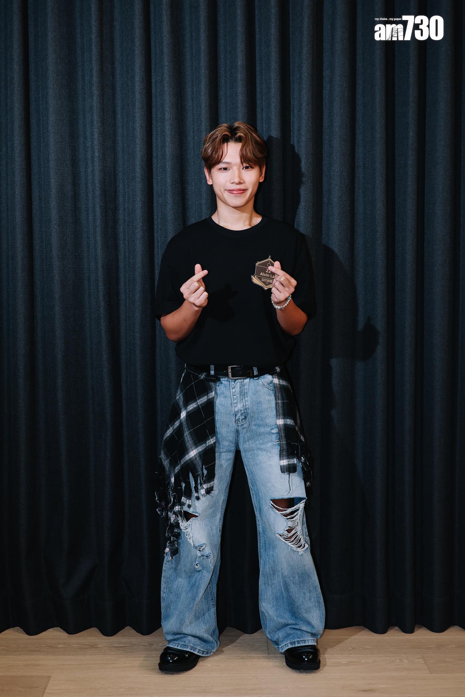 Alvin Lai雖未能躋身十強,但性格可愛有親和力,是第11人的熱門之一。(吳康琦攝)