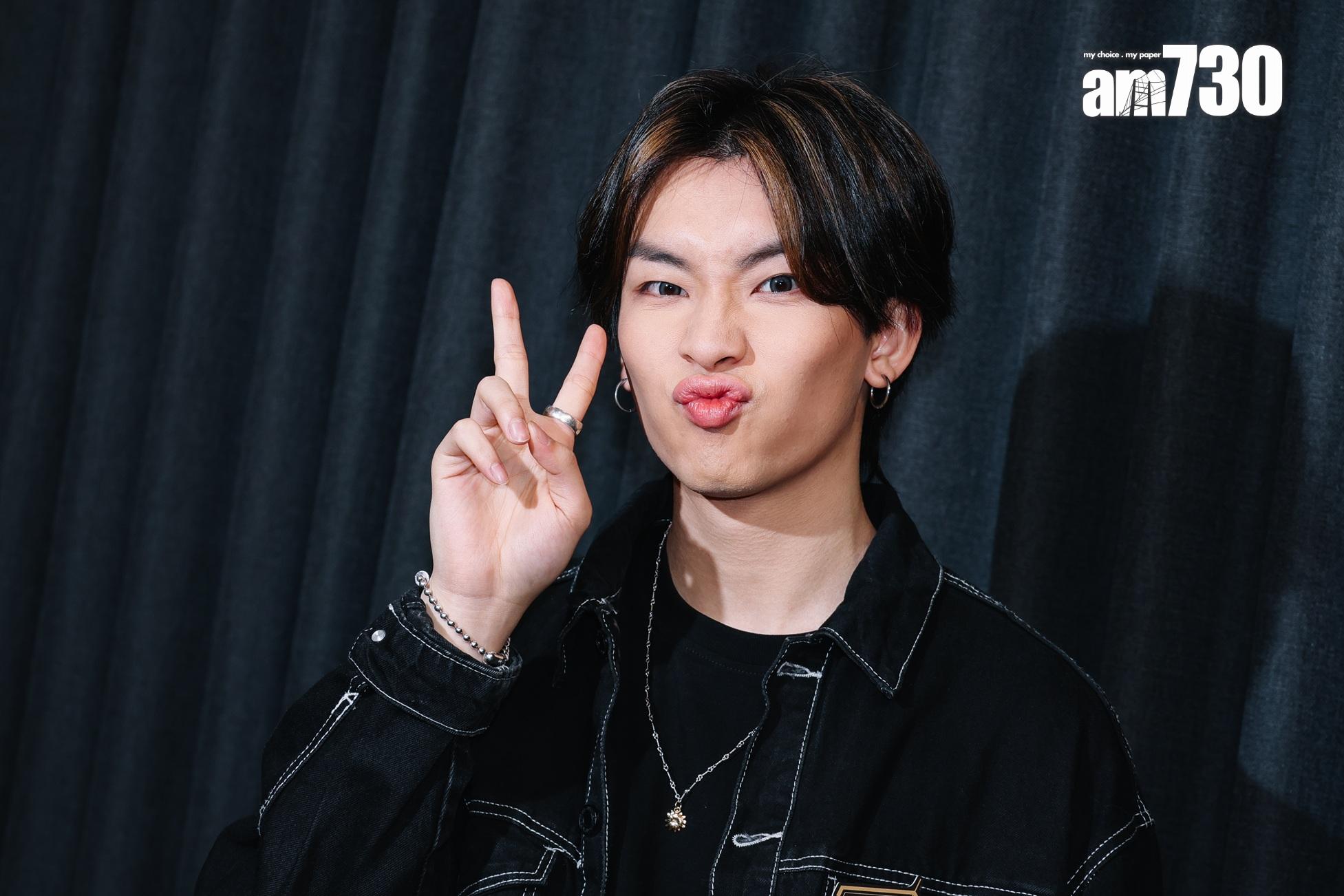 Dave指參加《全民造星VI》教他表演不再怯場。(吳康琦攝)