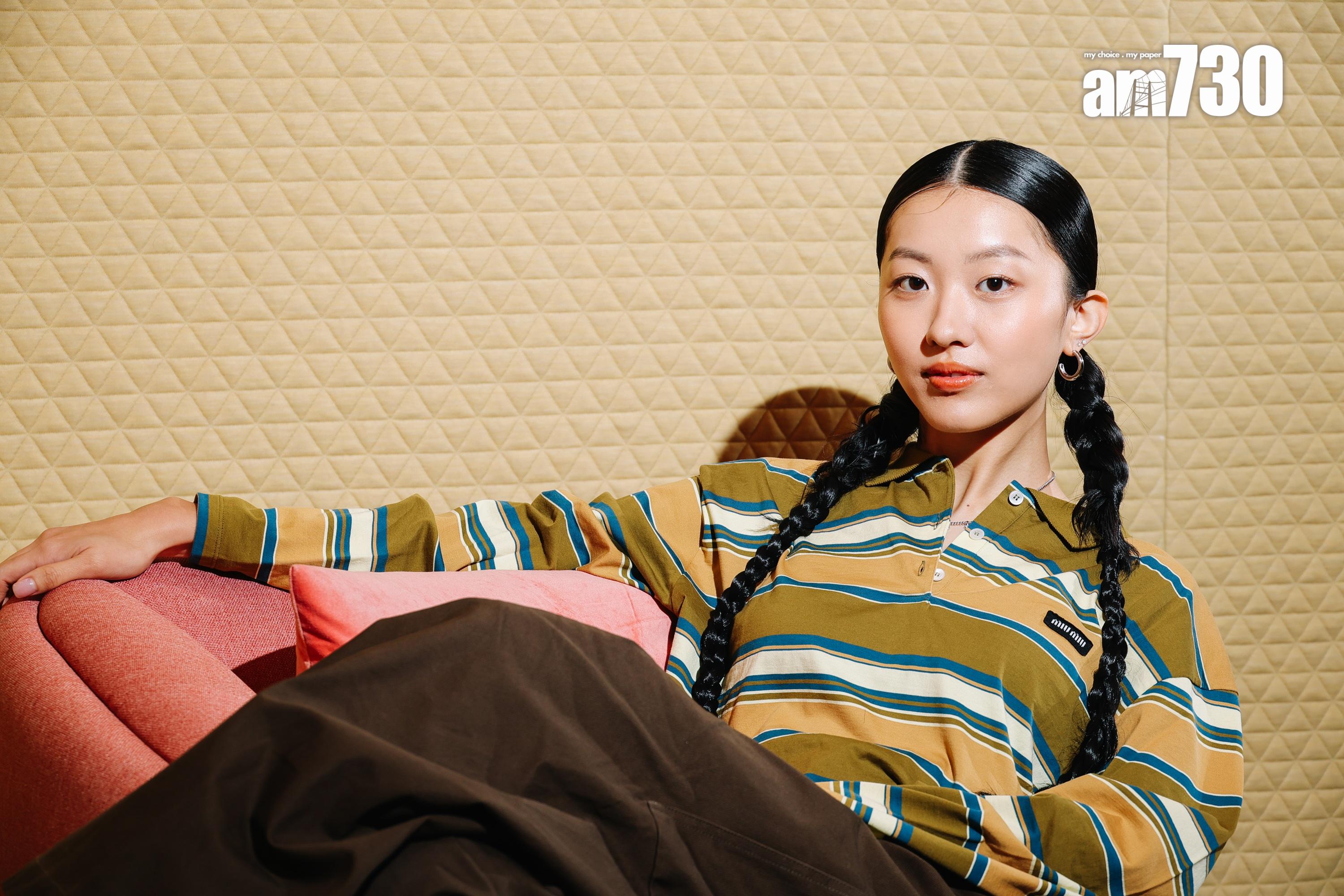 陳康堤CONSTANCE自言熱愛舞台表演。(吳康琦攝)